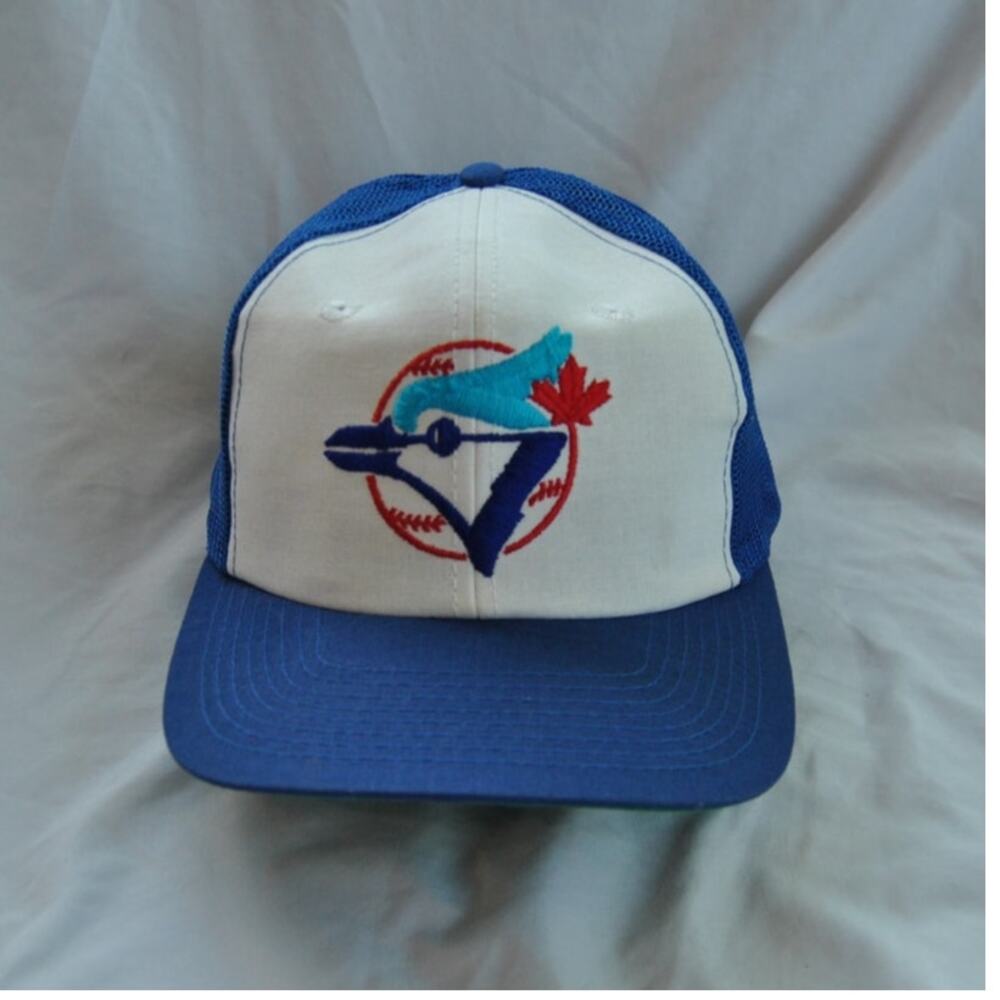 Toronto Blue Jays Vintage 1980's Trucker Mesh Snapback Trucker Hat